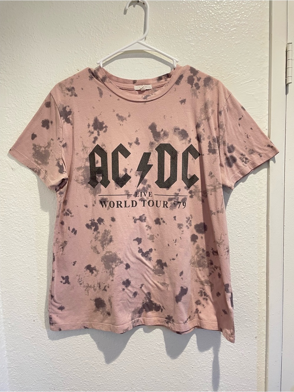 ⚡️ Maurices AC/DC Live World Tour 79 Tie Dye Tee M